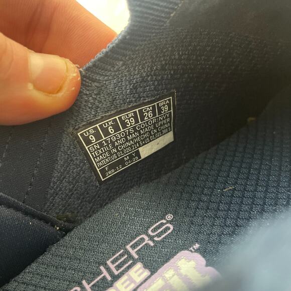 Skechers Edgeride Swift Fit Womens Sz 9 Sneakers Running Shoes Navy Pink - Picture 11 of 11